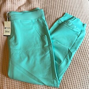 Figs scrub pants/bottoms Zamora jogger 2.0 fresh aqua size large